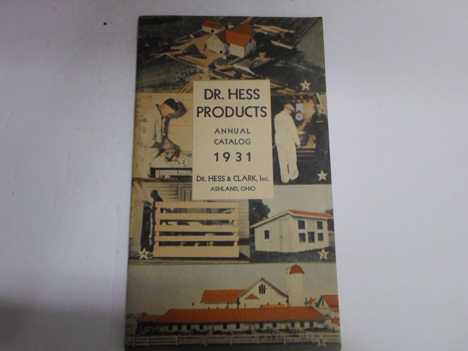 Dr Hess Products 1929 and 1931 Catalog Ashland Ohio