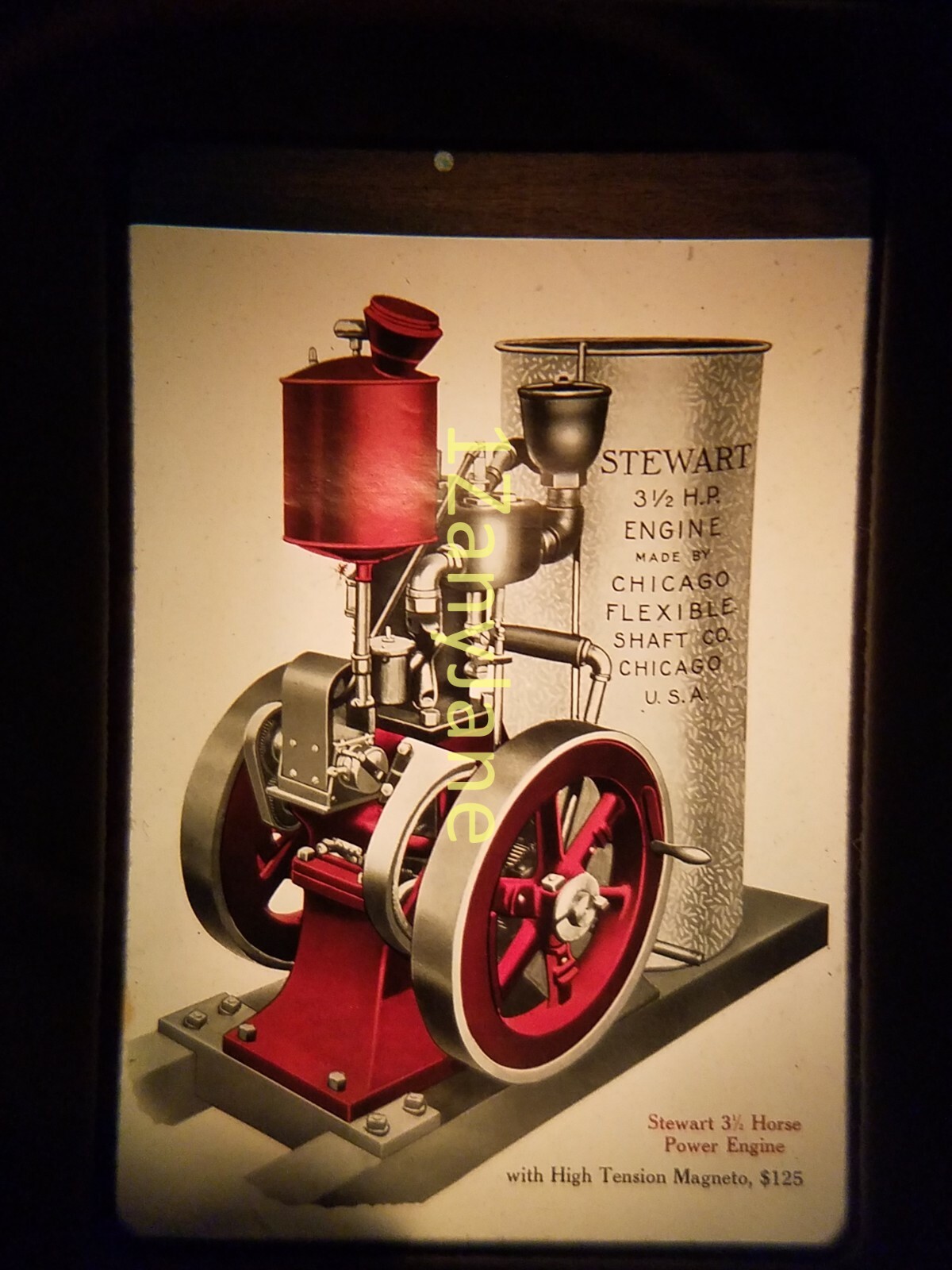 AC4716 35mm Slide of an Allis-Chalmers from MEDIA ARCHIVES STEWART 3 1/2 HP