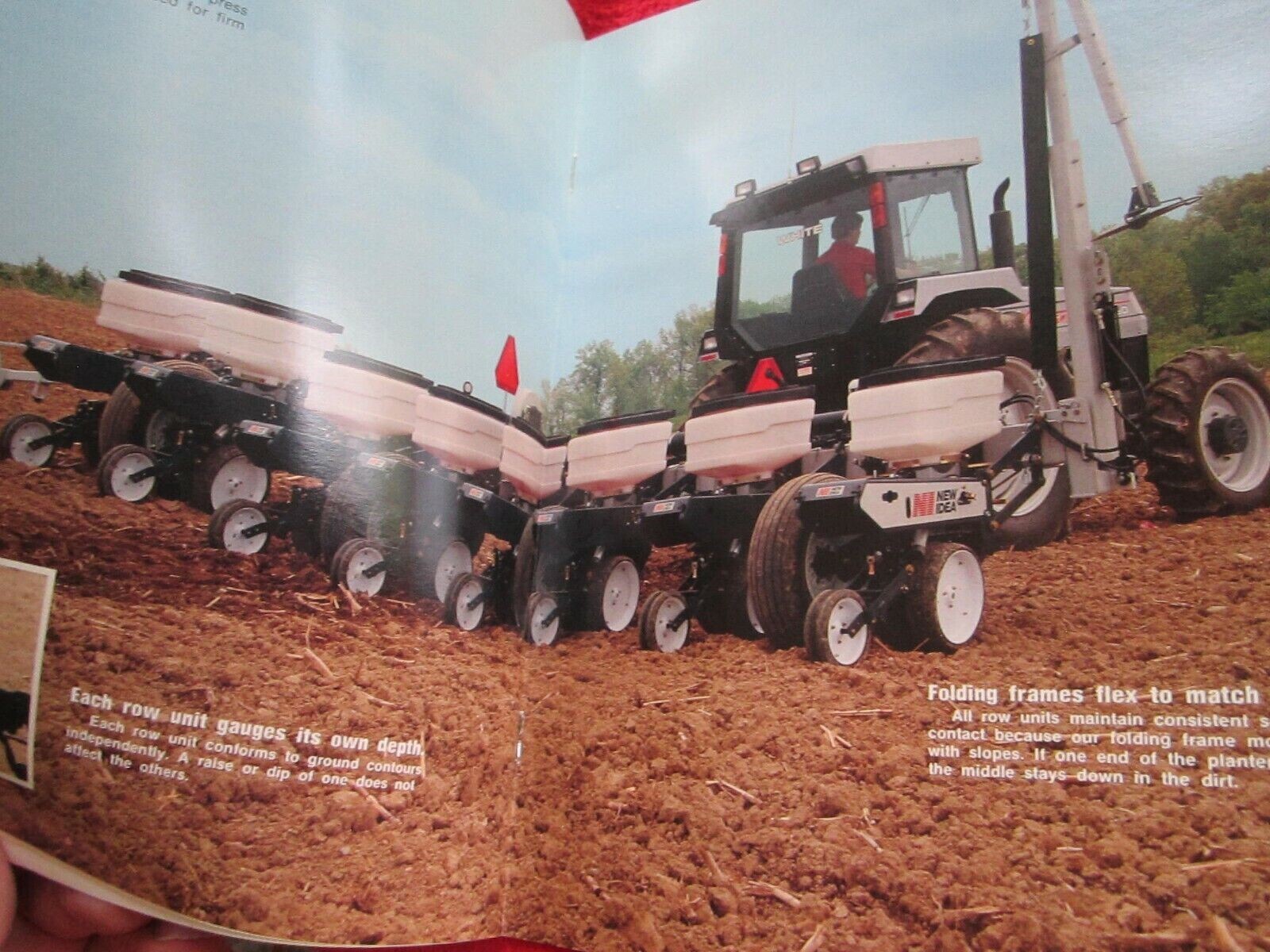 1990 NEW IDEA 9700, 9800, & 9900 AIR PLANTERS 12 page BROCHURE