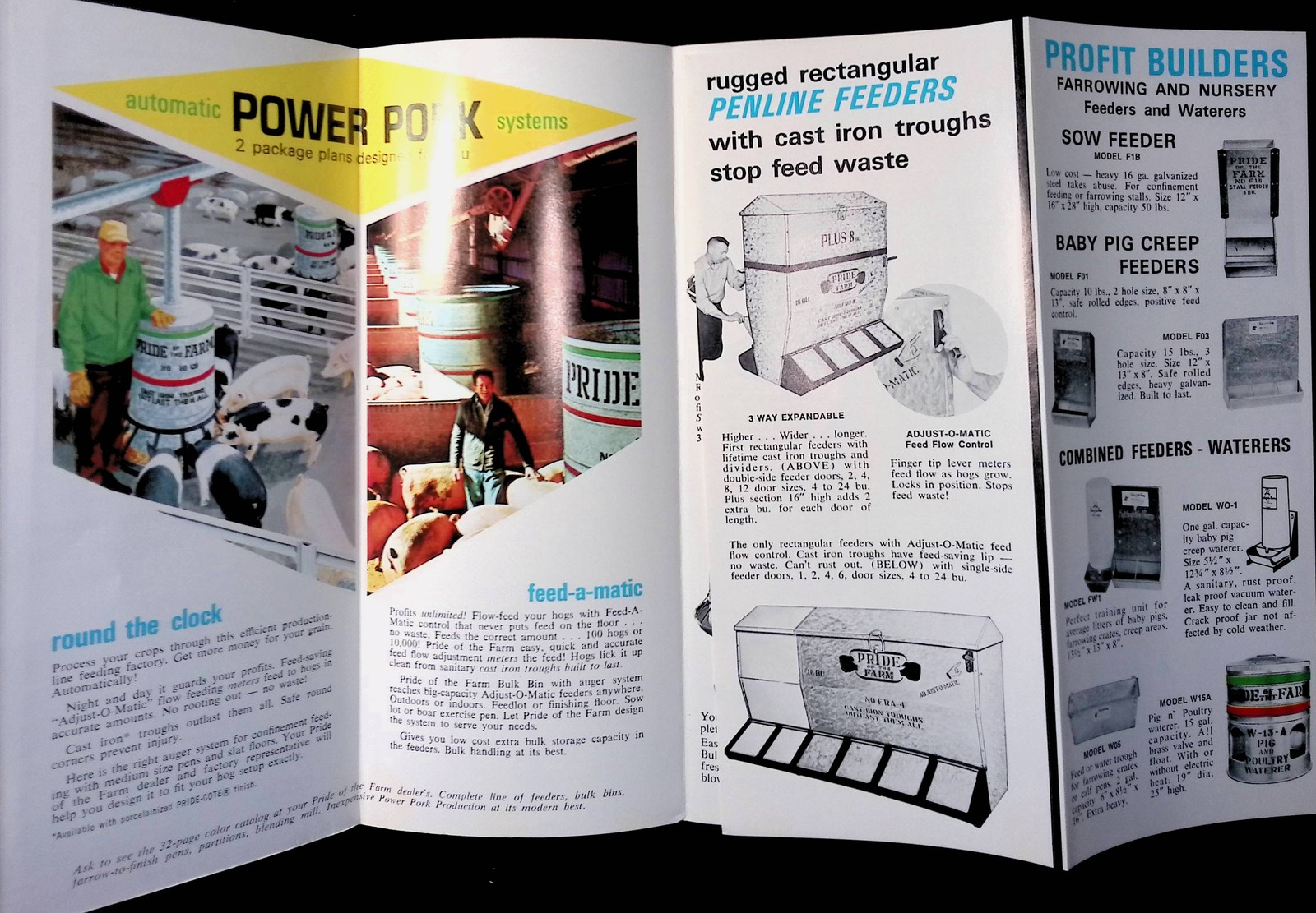 Vintage Farm Machinery Sales Brochure Farm Brochure Power Pork Feeding Systems