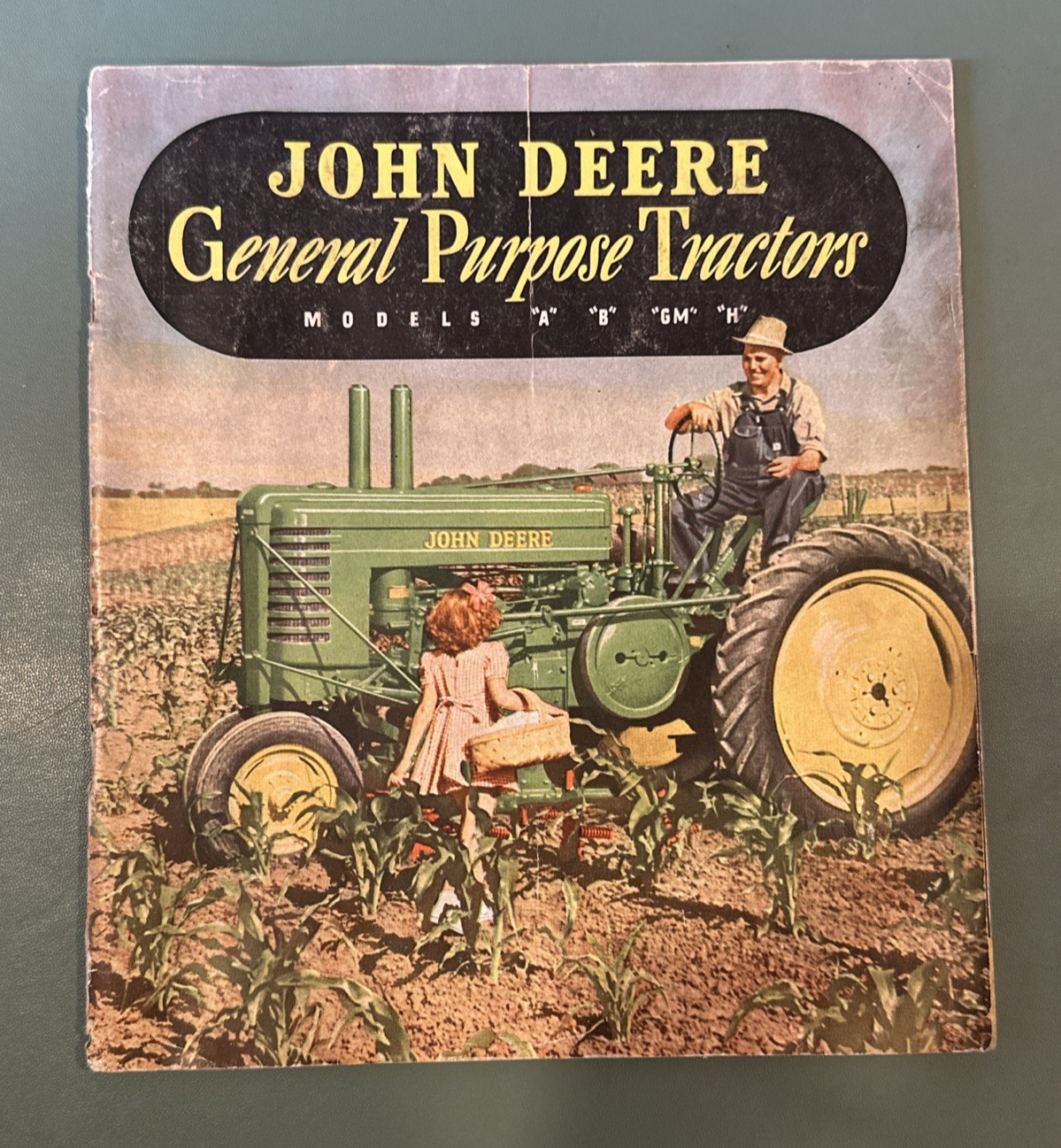 John Deere A B G H Tractor For 1941 Brochure A-456-45-3 ?1941