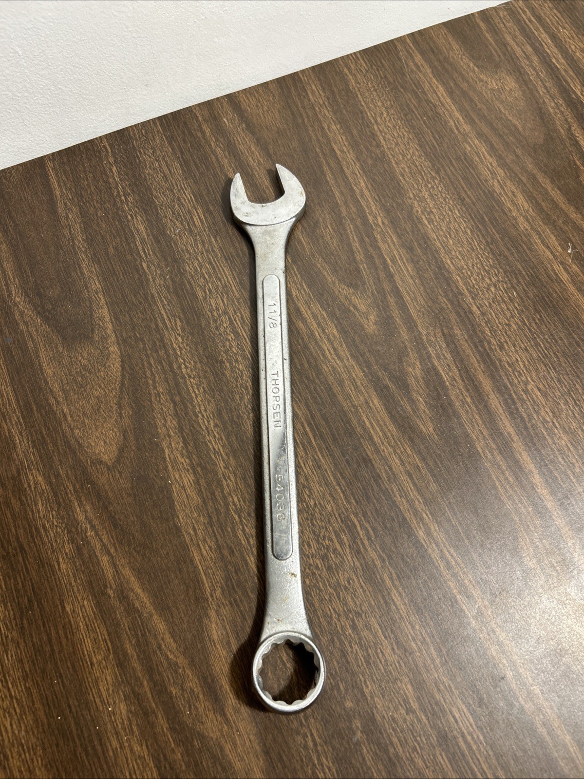 1 1/8&Prime; #54036 thorsen combination wrench in good shape used
