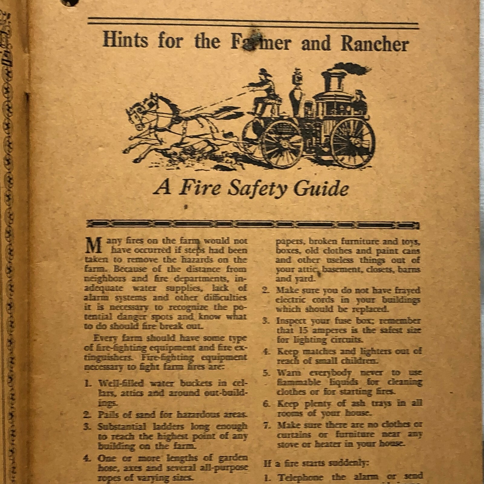 Vintage 1966 532 Hints Farmer and Rancher Almanac Booklet