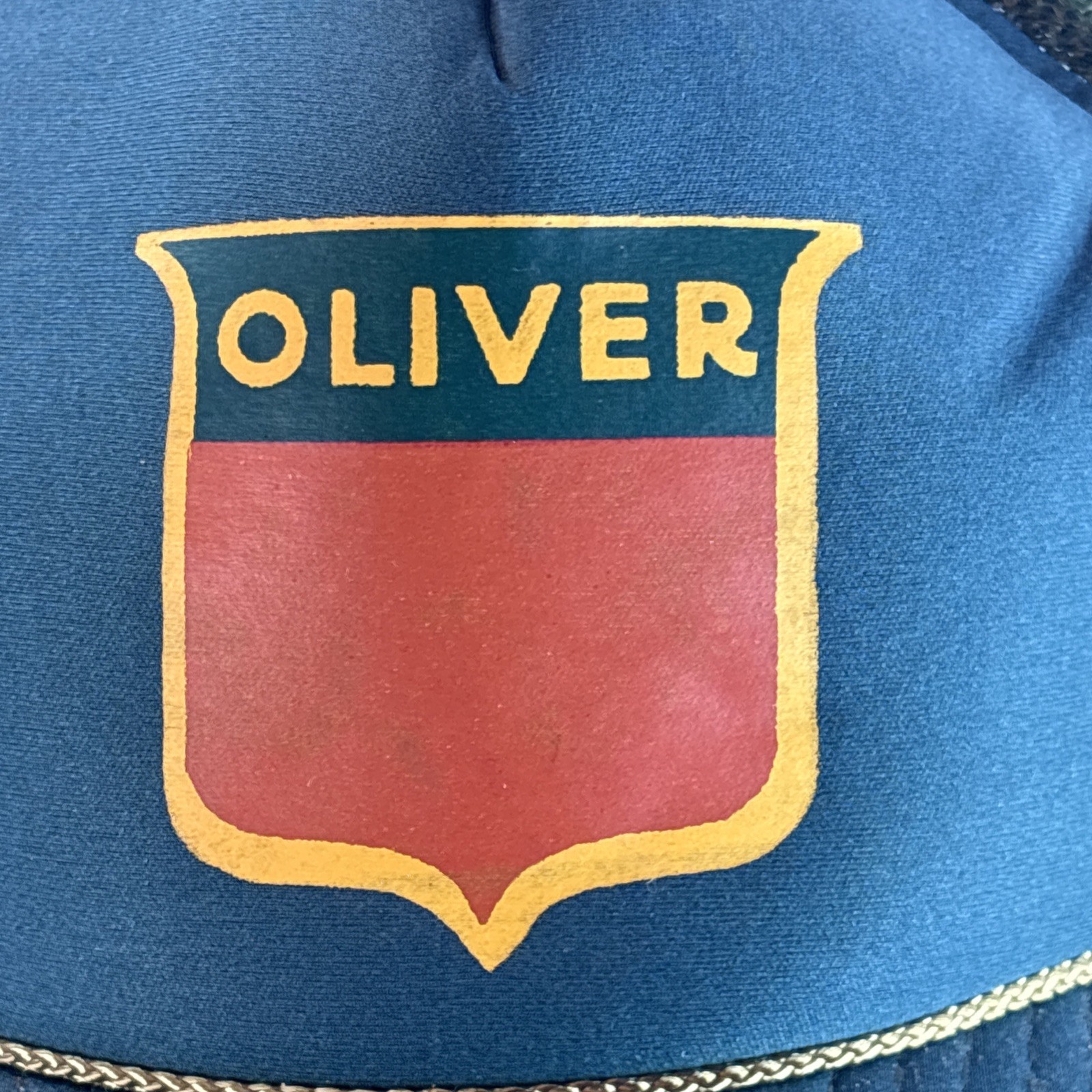 Oliver Farm Tractor Cap Snapback Hat Nissun Vintage Agriculture 7G17
