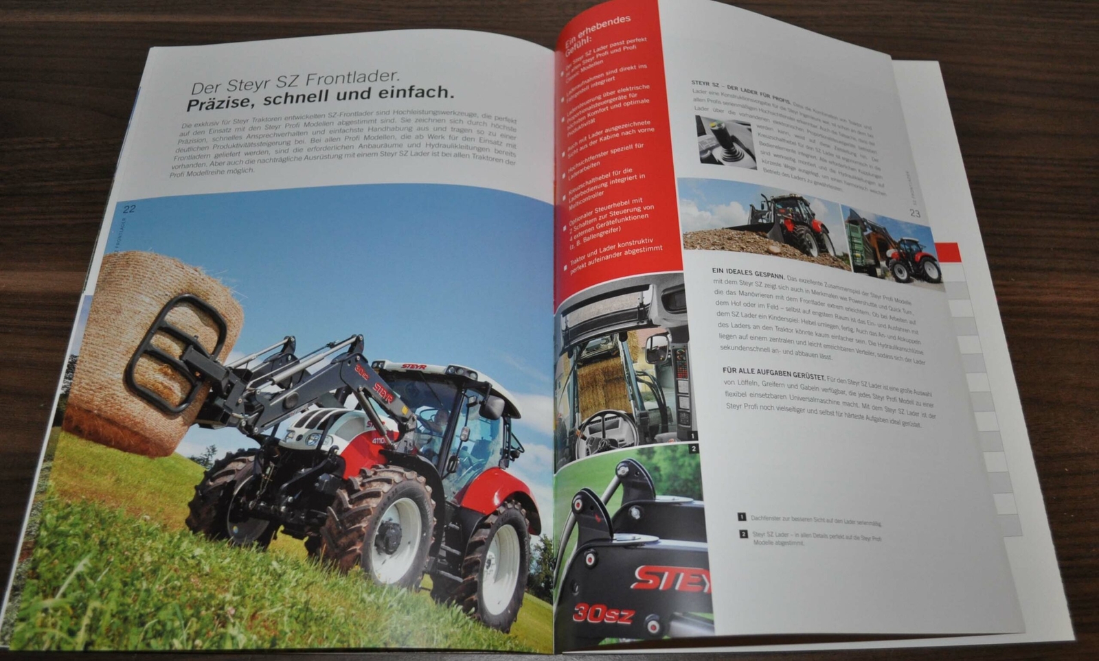 Steyr Profi Serie 4000 6000 Brochure Prospekt