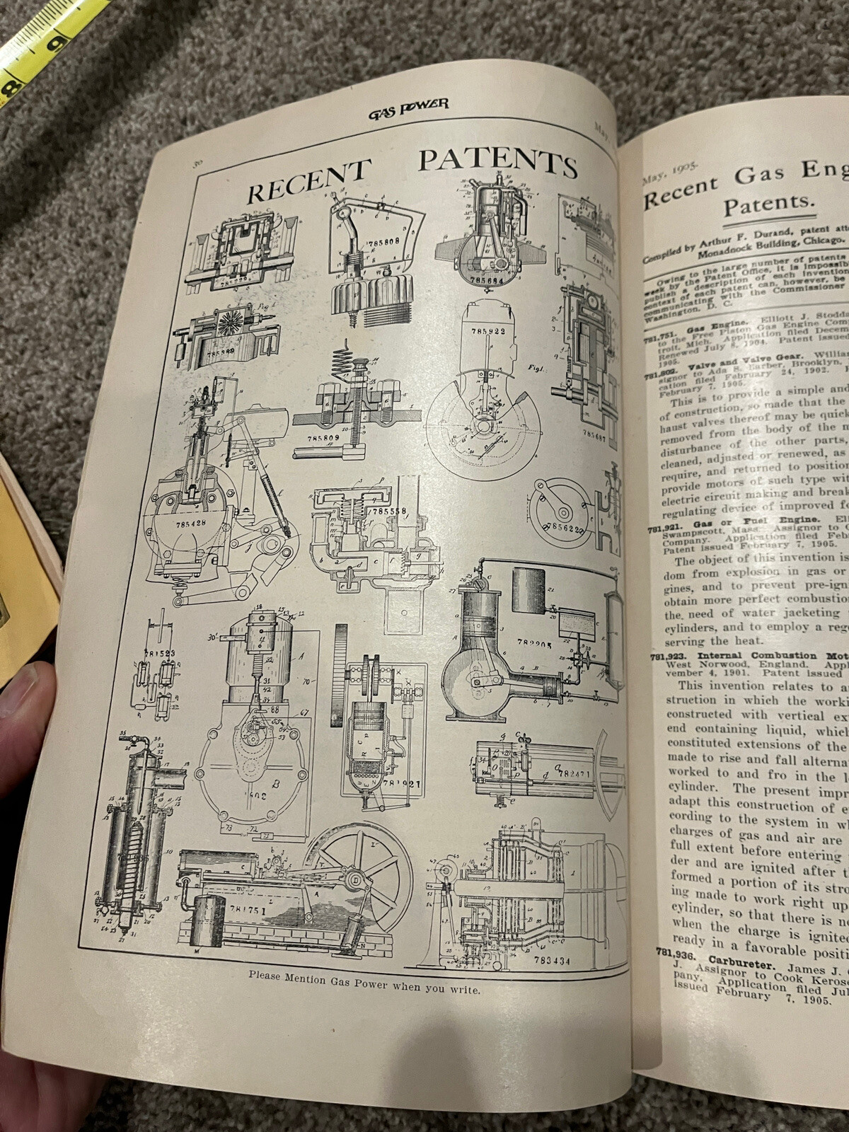 May 1905 GASPOWER Magazine Farm Advertising St Joseph, MI Hit & Miss Engines
