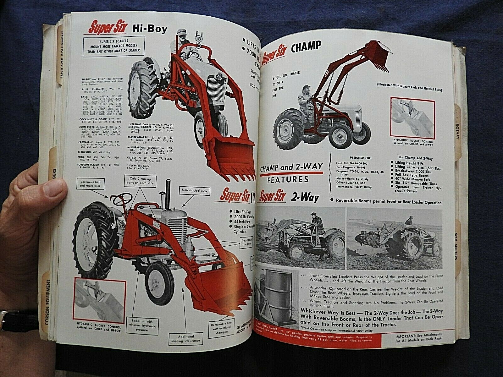 1958 Port Huron Farm Equipment Catalog Martin & Kennedy St. Louis MO Missouri