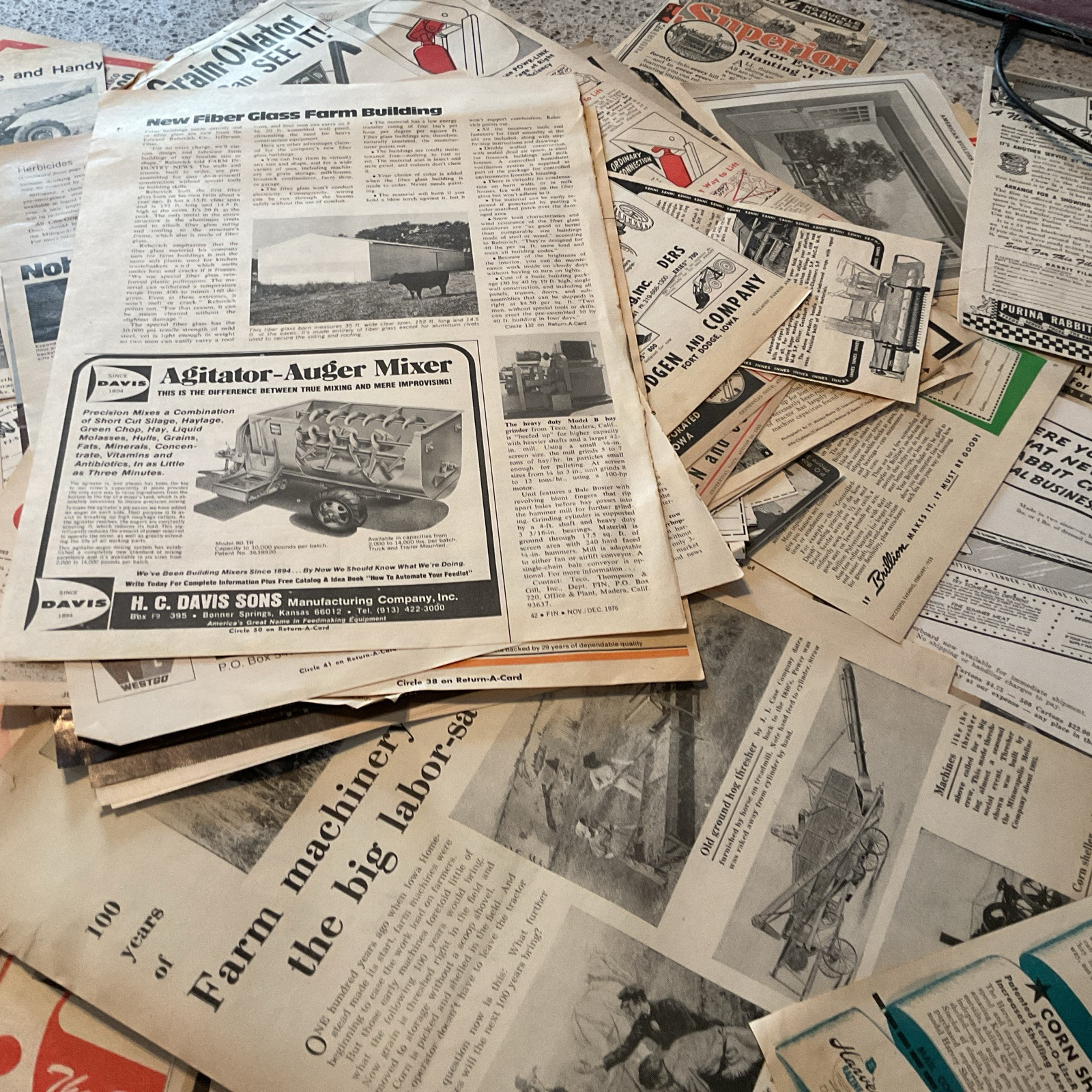 150+ Farming Agricultural Farm Related Print Ads 1920-70’s Vintage