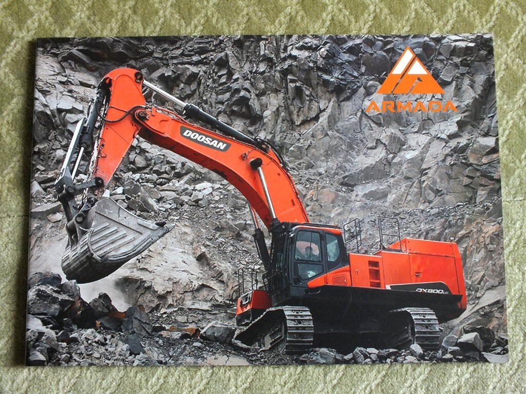 DOOSAN Mining Product Line Catalog Excavators Loaders Dump Trucks Brochure 2021