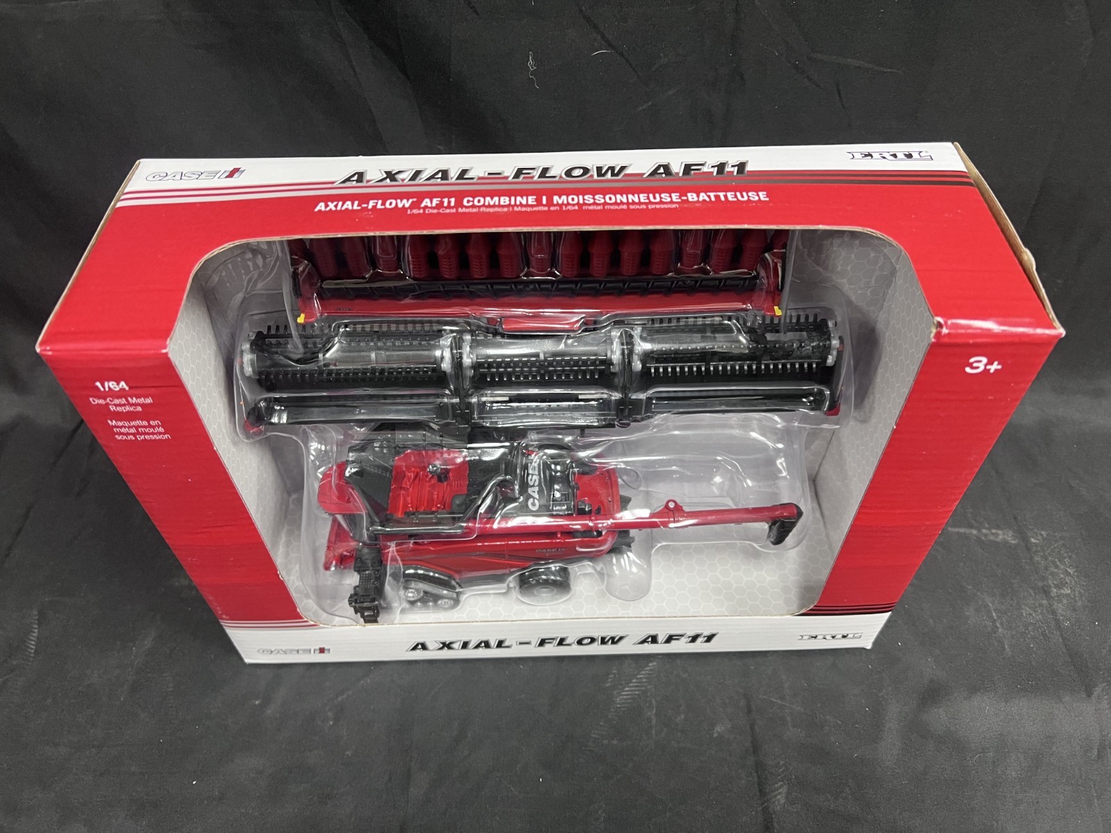 CASE IH AXIAL-FLOW AF11 1/64 DIE-CAST METAL REPLICA ZFN44408 WITH BOTH HEADS
