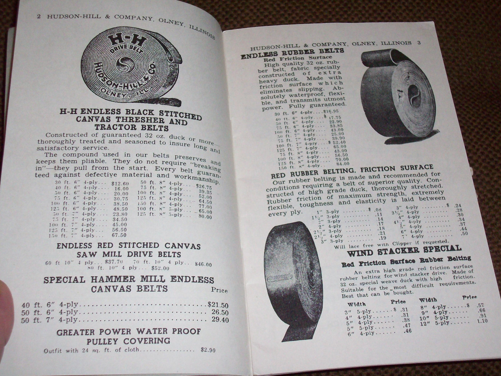 1942 Hudson-Hill & Co. Thresher & Mill Supply Catalog