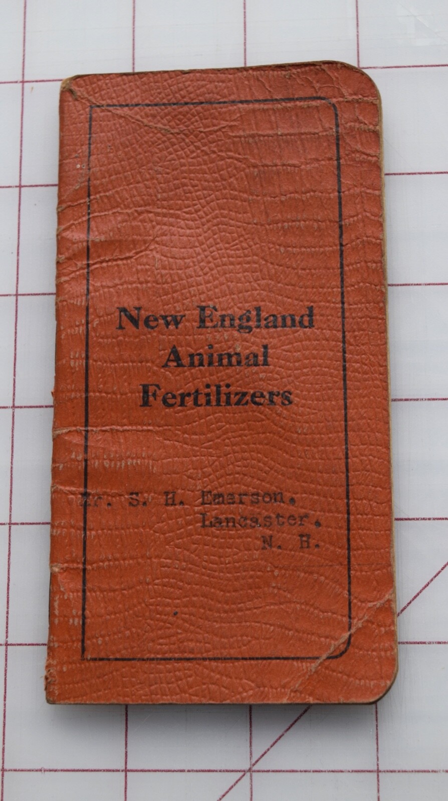 2540 Antique 1925 ad booklet from New England Animal Fertilizers Co.
