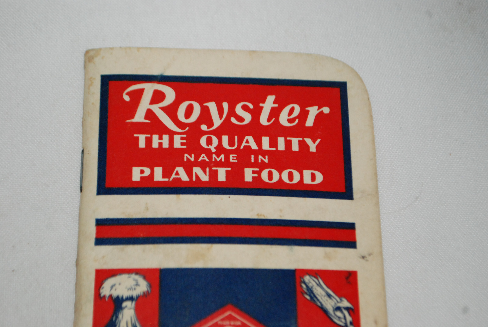 Royster Plant food Advertising FArmers Reference Notebook Circa 1959