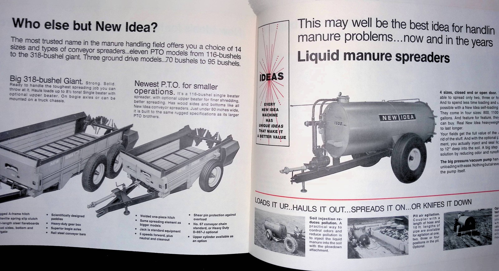 Vintage Farm Machinery Sales Brochure New Idea Farm Equipment Sales Brochure