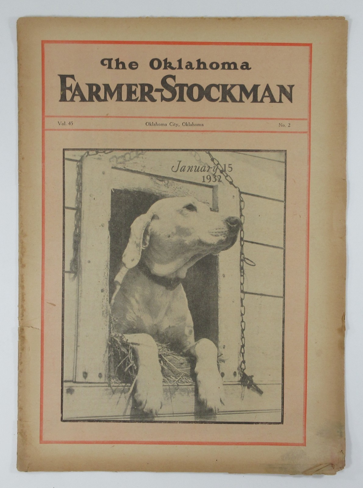 Oklahoma Farmer Stockman Magazines Livestock Depression Jean Harlow Ads 1931-32