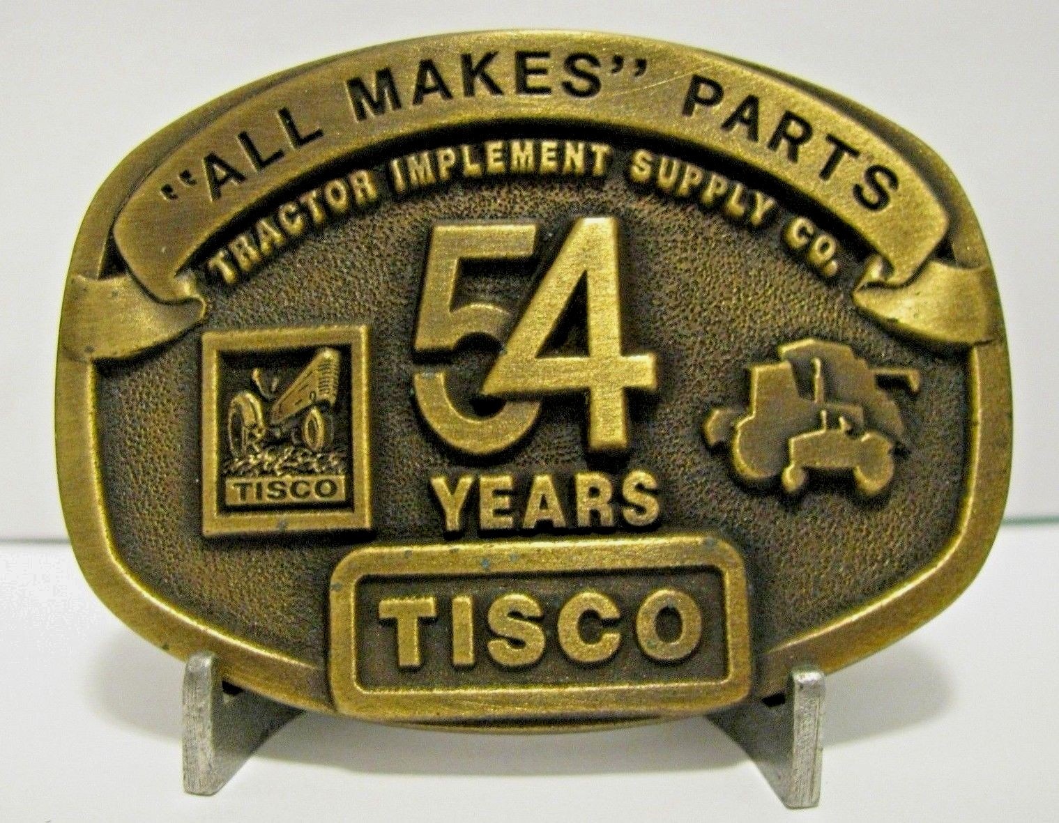 1991 Tractor Implement Supply Company 54 Years Belt Buckle Lt Ed 4836 Series II