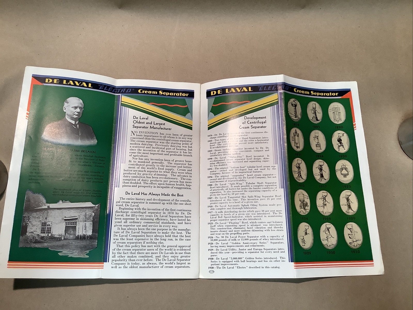 1930s Electro Brochure De Laval Separator INV-P0885