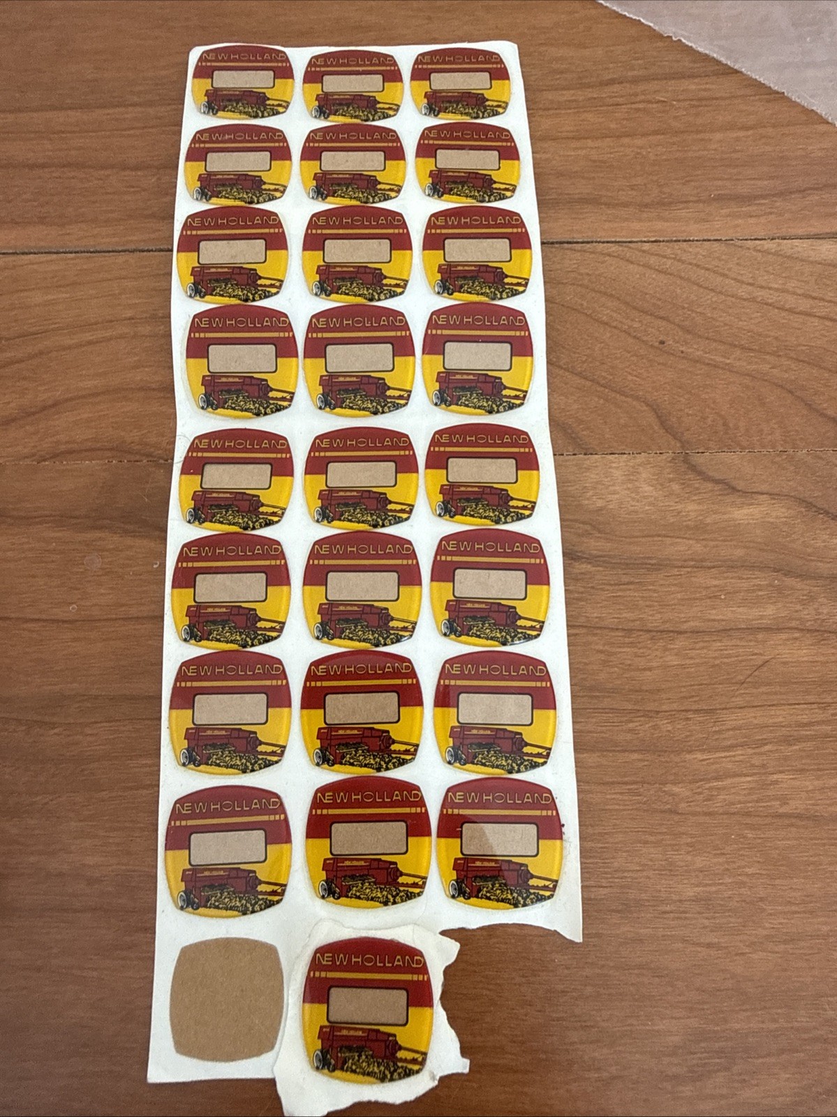 25 Large Vtg New Holland Baler Digital Watch Face NOS Craft Advertising