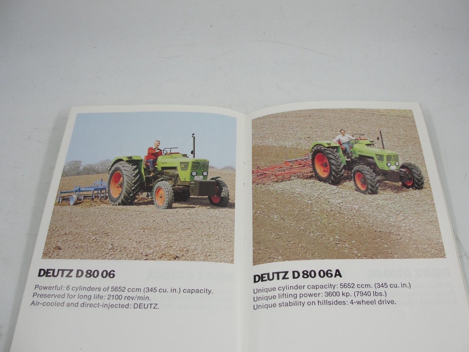 Deutz Tractors Series 06 The Big Success 1974 Brochure