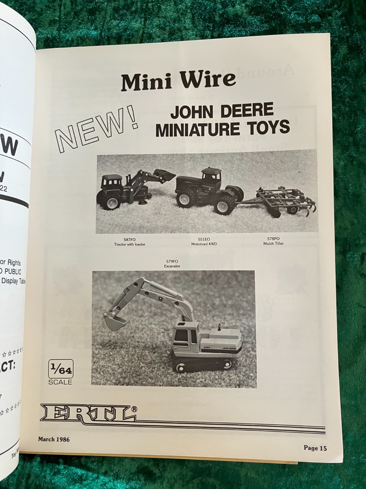 Vintage The Toy Farmer Magazine Lot of 6: Sept 1985 + January-May 1986