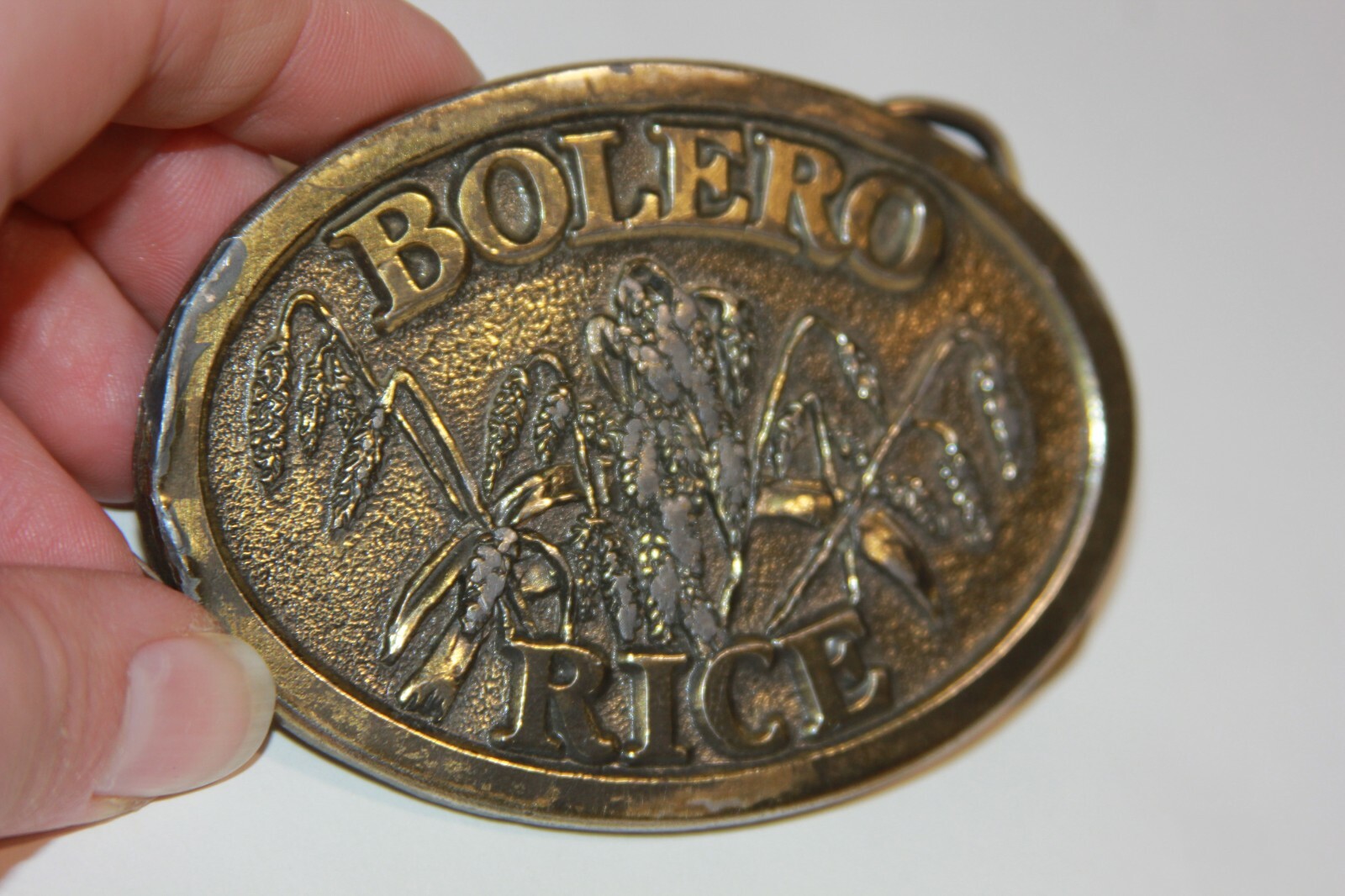 VTG Ortho Chevron Chemical Company Bolero Rice Belt Buckle