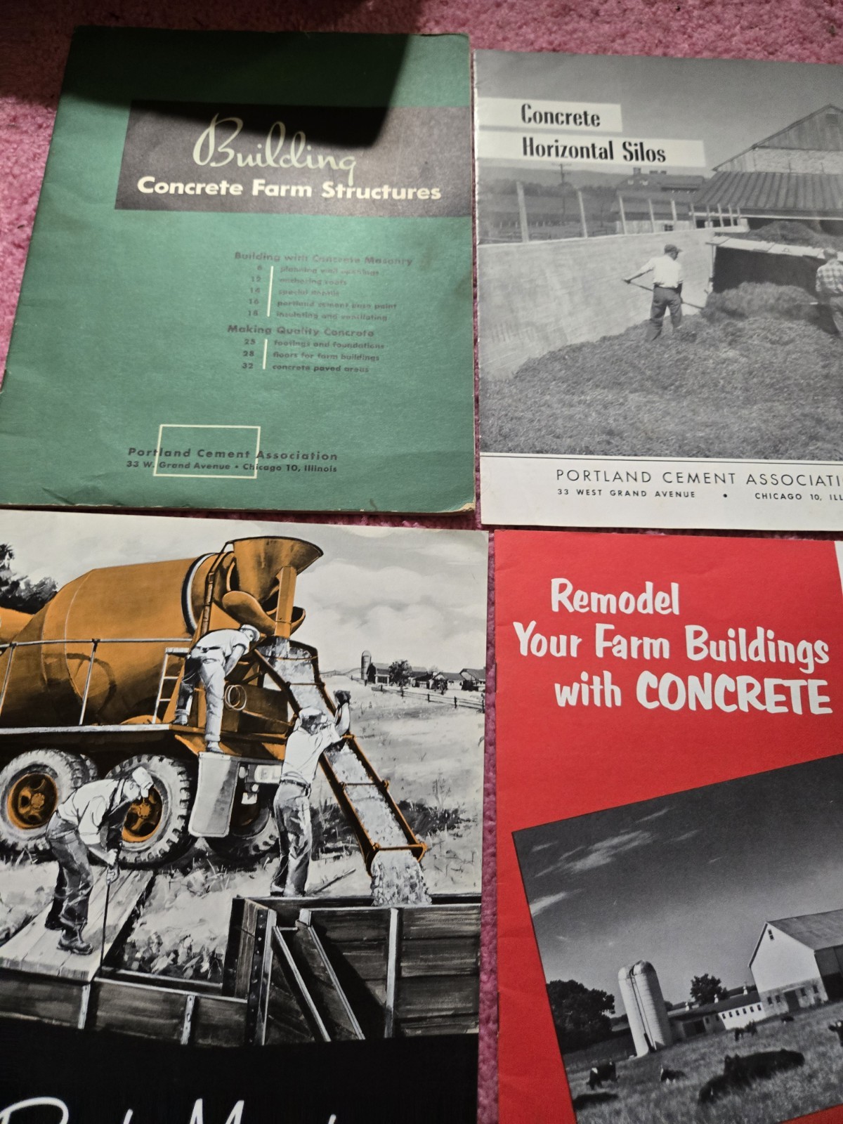 Vintage Portland Cement Company Farm Building Manual Booklets