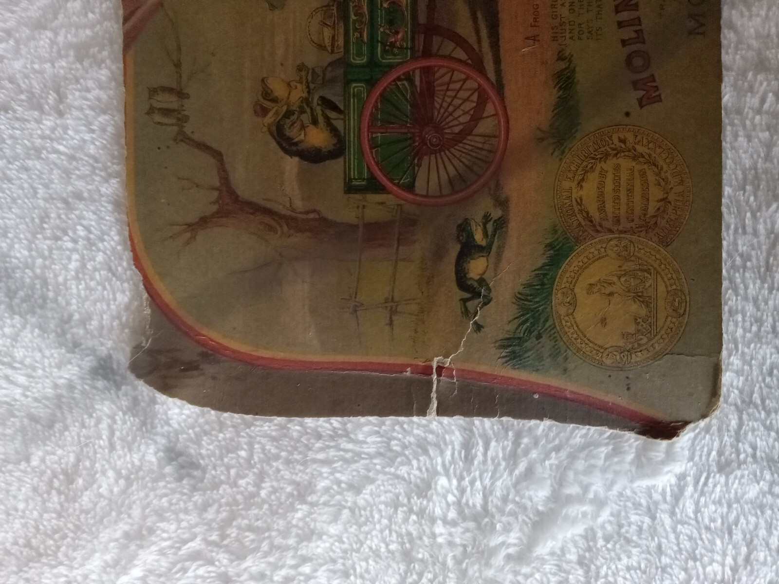 ORIGINAL Pre John Deere Moline Wagon Co. Advertisement 1880&rsquo;s Moline, Illinois