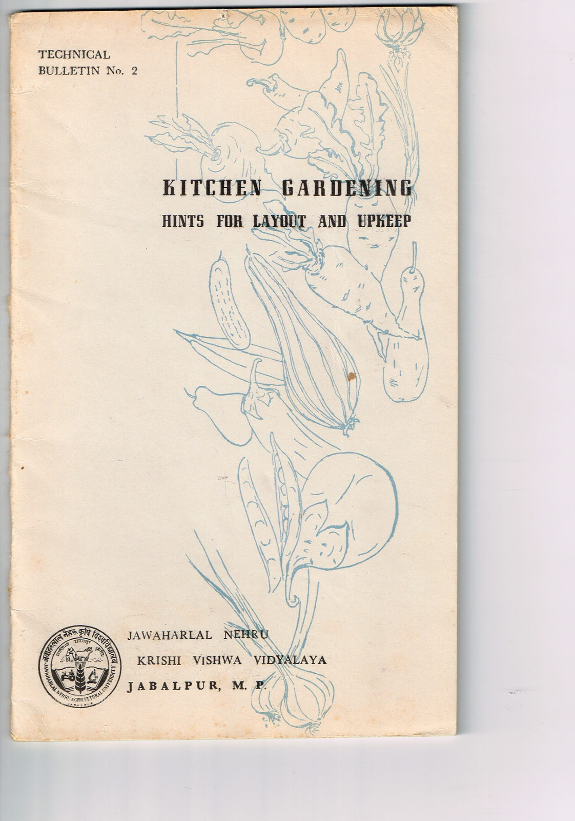 Vintage 1960s Farm Brochure India New Delhi Kitchen Gardening Hits