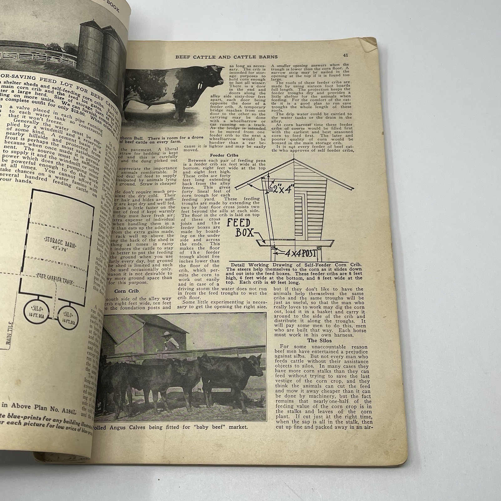 1920&rsquo;s Blueprint Plans Catalog Barns Homes Farm Dairy Cattle Horse Hogs Orchard