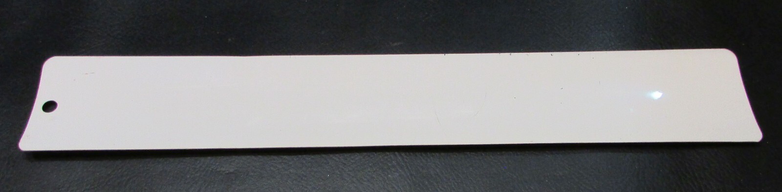 Vintage 1950&rsquo;s Minnesota Farmers Union Brand Names White Blue Metal 12&Prime; Ruler