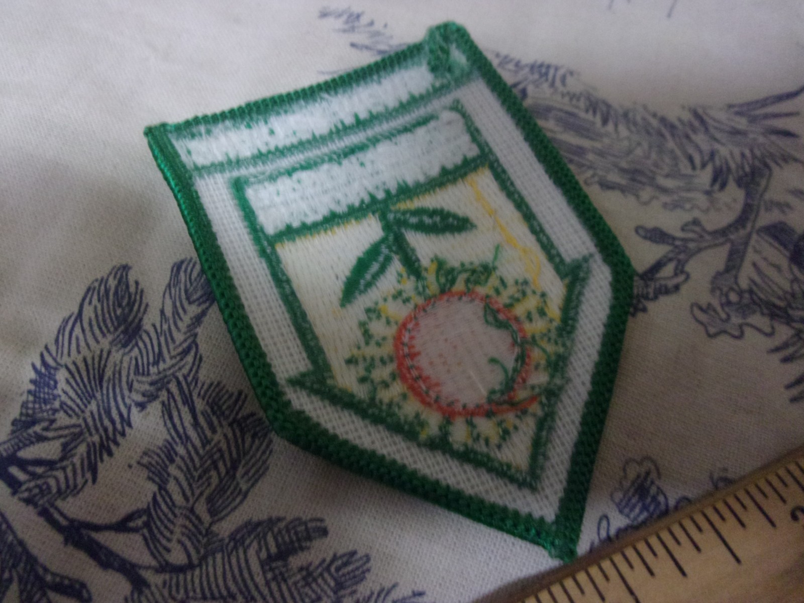 Vtg. « National Home Gardening Club Charter Member » Sew On Patch