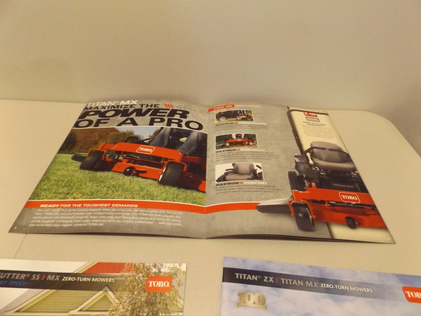 3-pc. TORO TITAN, TIMECUTTER ZERO-TURN MOWERS, LIT # 2013, 2014, 2014