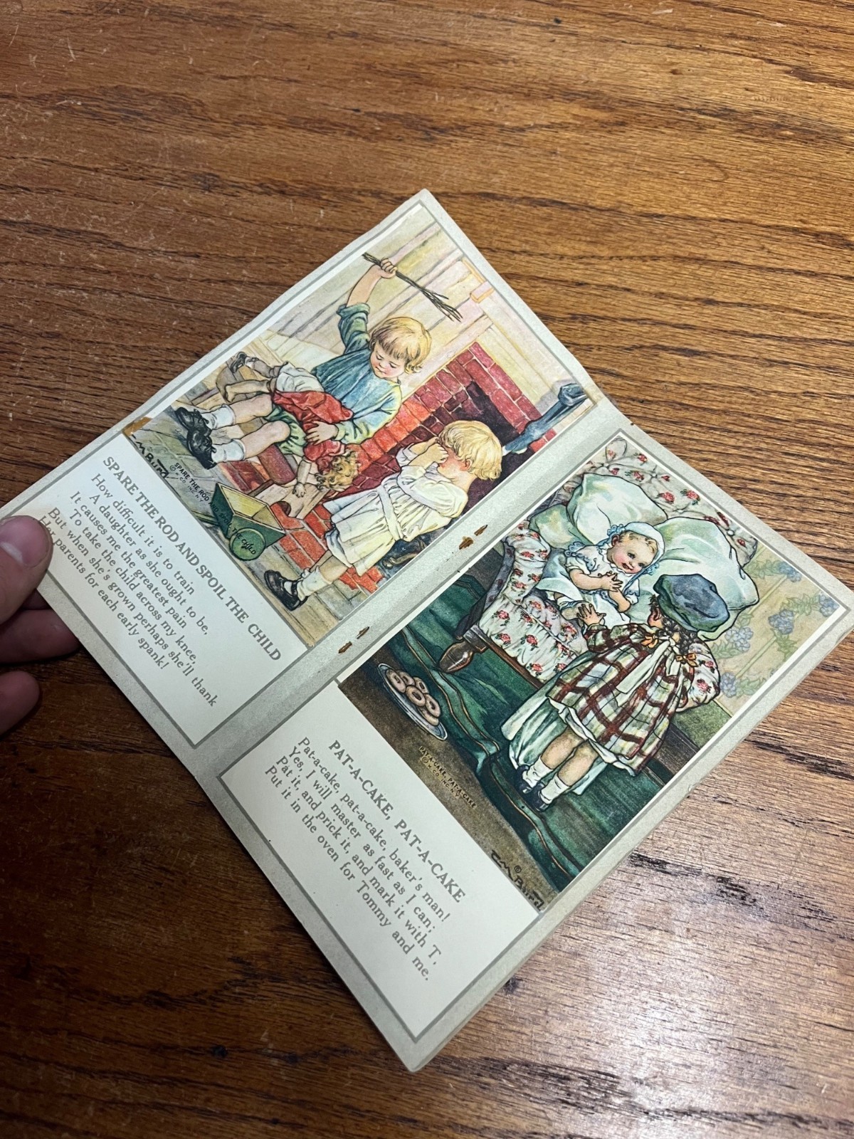 RARE Vintage 1920s Gridley Butter Butterkid Album Advertising Card Milwaukee WI