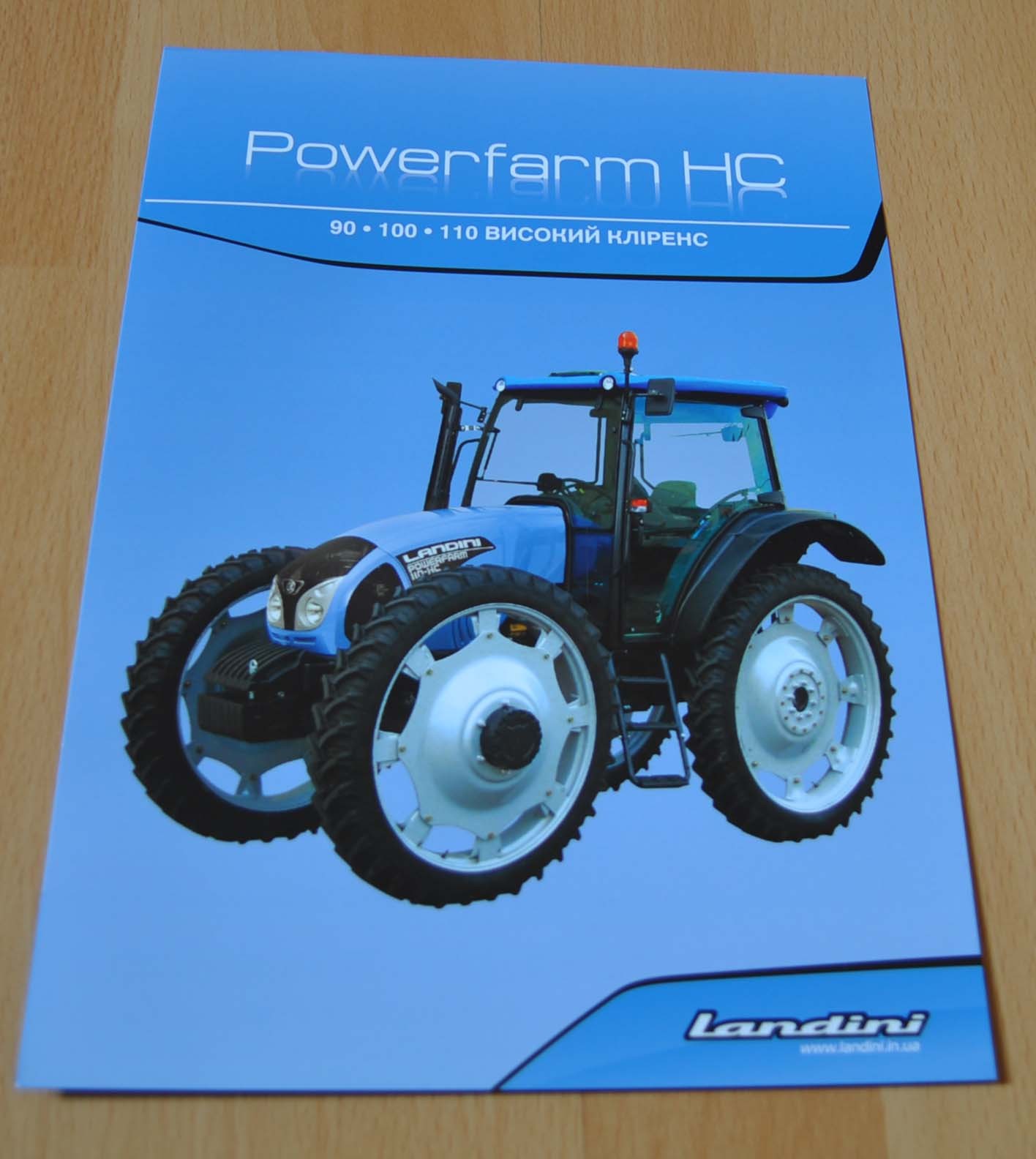 Landini Powerfarm HC Tractor Agriculture Brochure Prospekt