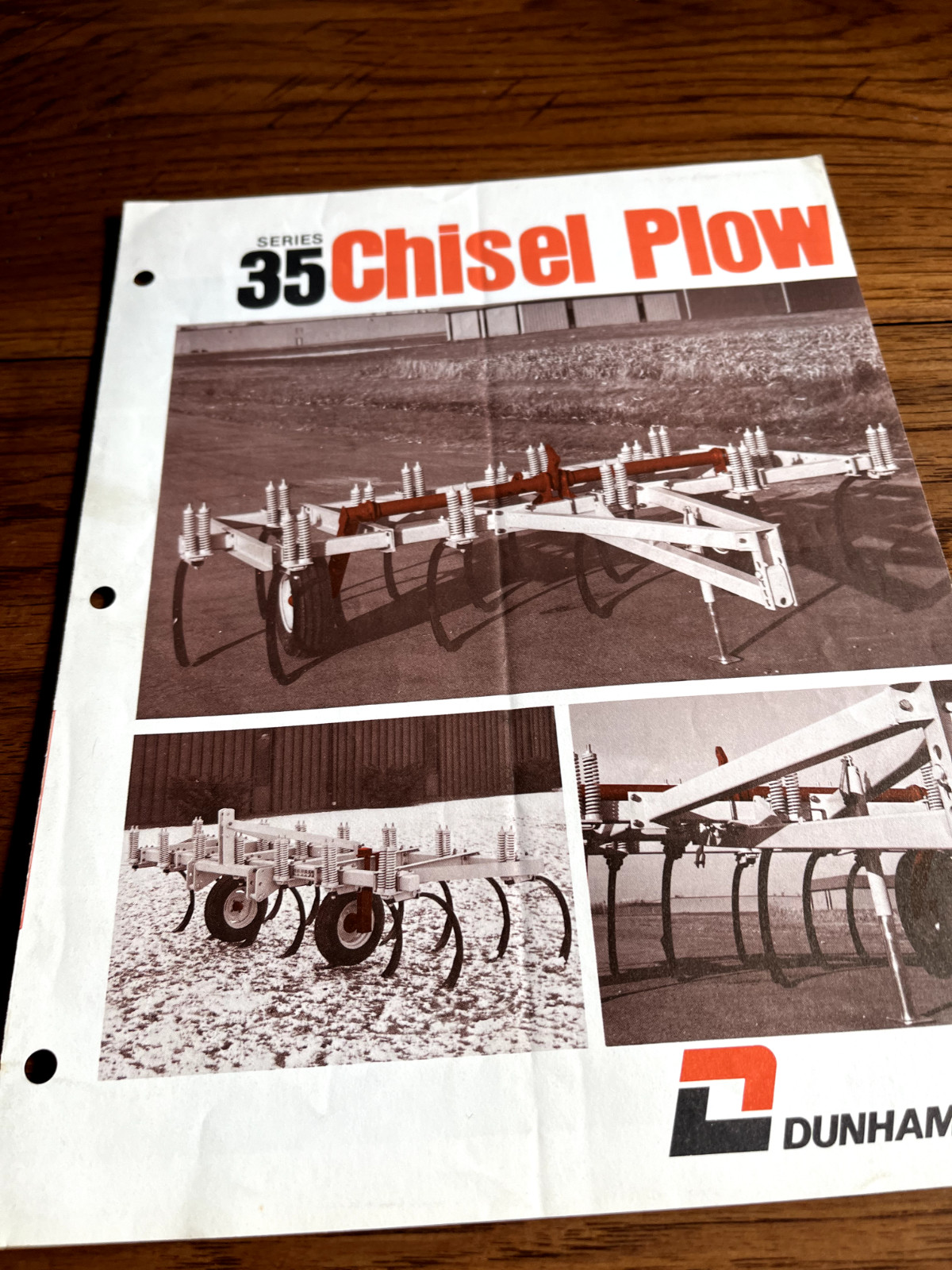 Dunham Lehr 35 Series Chisel Plow Brochure BAOH