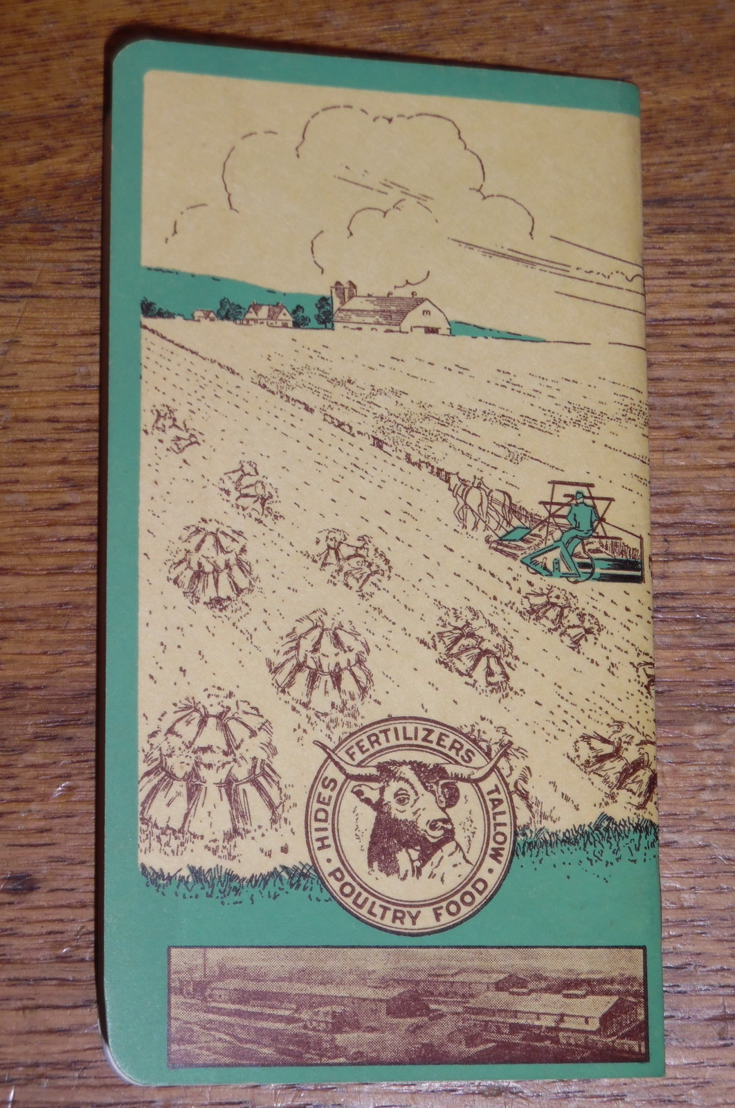 Vintage Memo Booklet – Animal Base Fertilizers – Robert A Reichard Allentown PA
