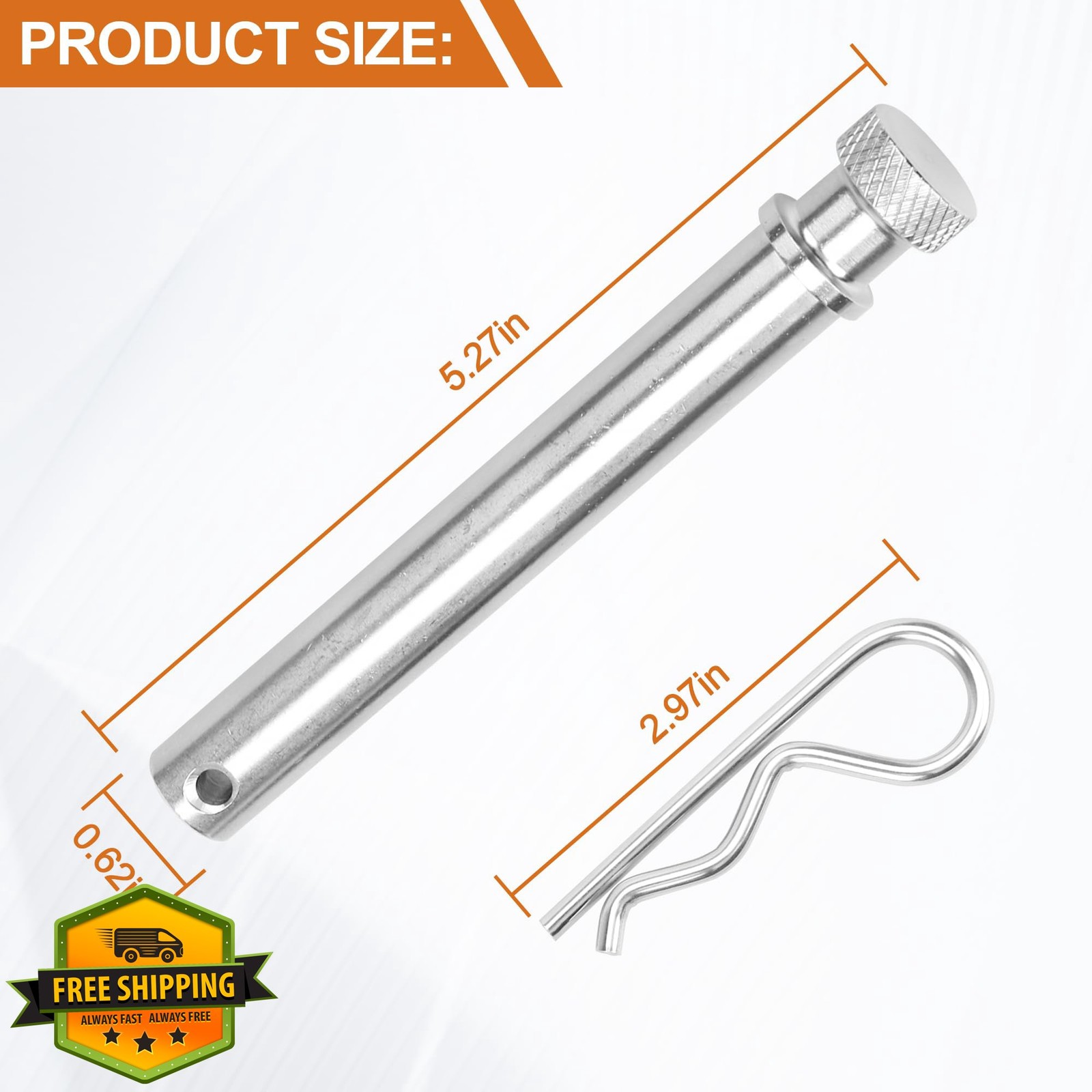 BOUYAO Trailer Hitch Pin Clip 3 Pcs