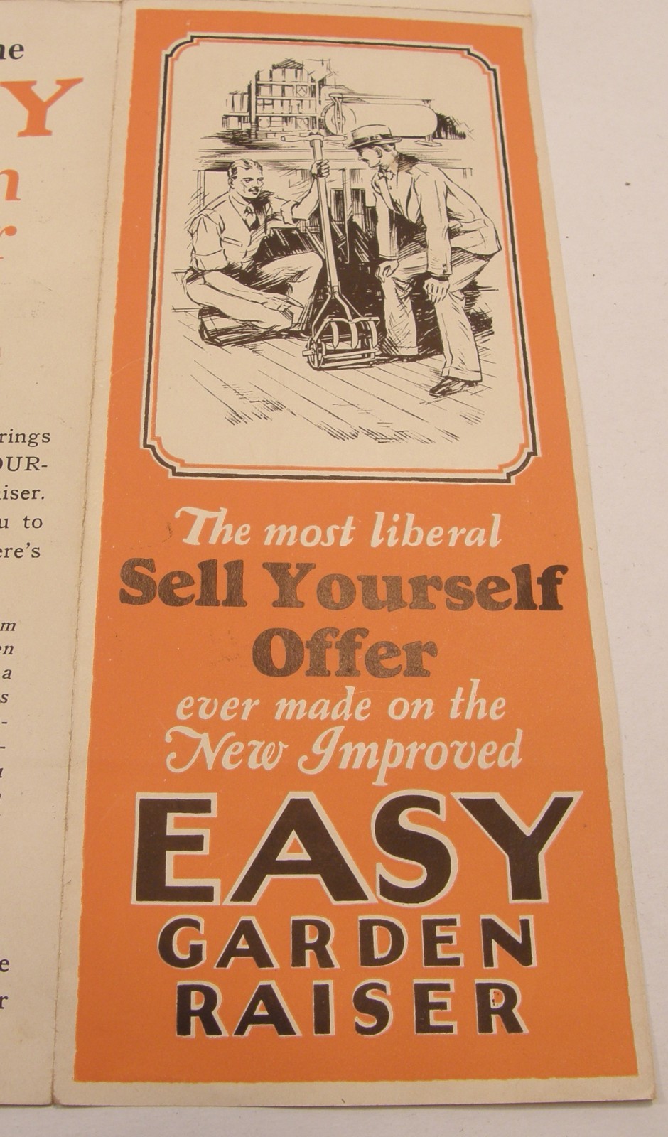 VINTAGE 30&rsquo;s ADVERTISING BROCHURE EASY MFG CO GARDEN CULTIVATOR LINCOLN NE