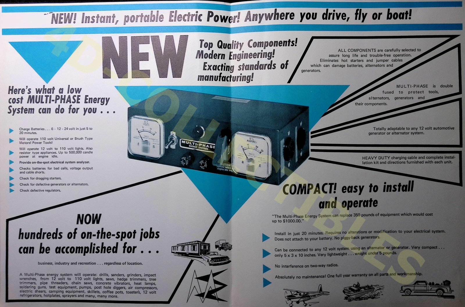 Vintage Farm Brochure Multi-Phase Energy Systems 1960s