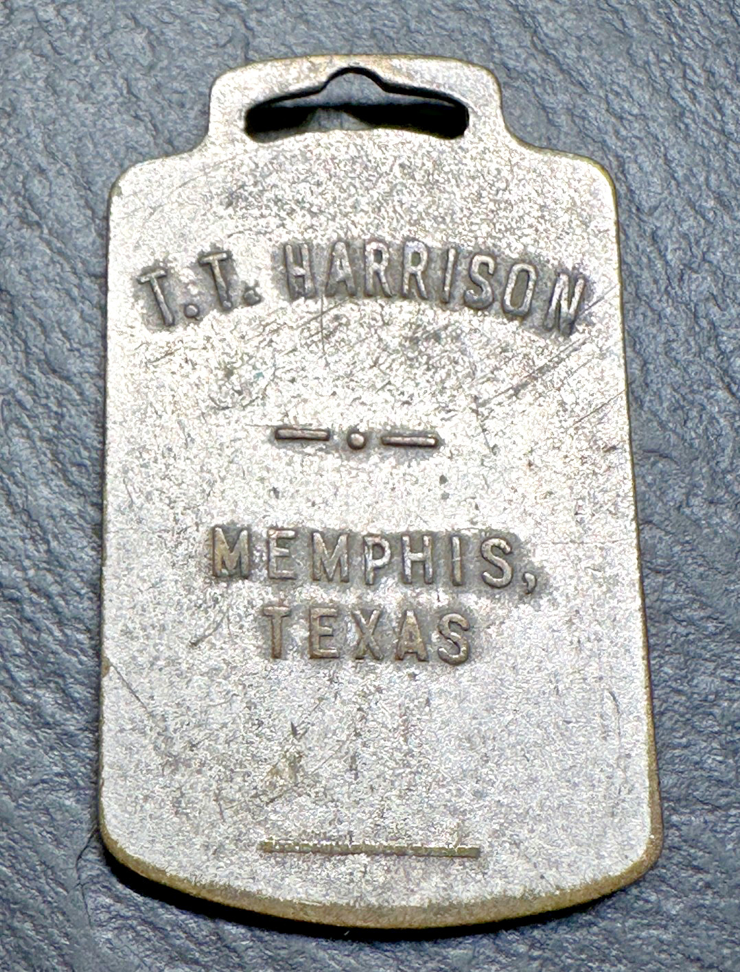 5634 ACCO COTTON BALE TAG TT HARRISON MEMPHIS, TEXAS FOB H419