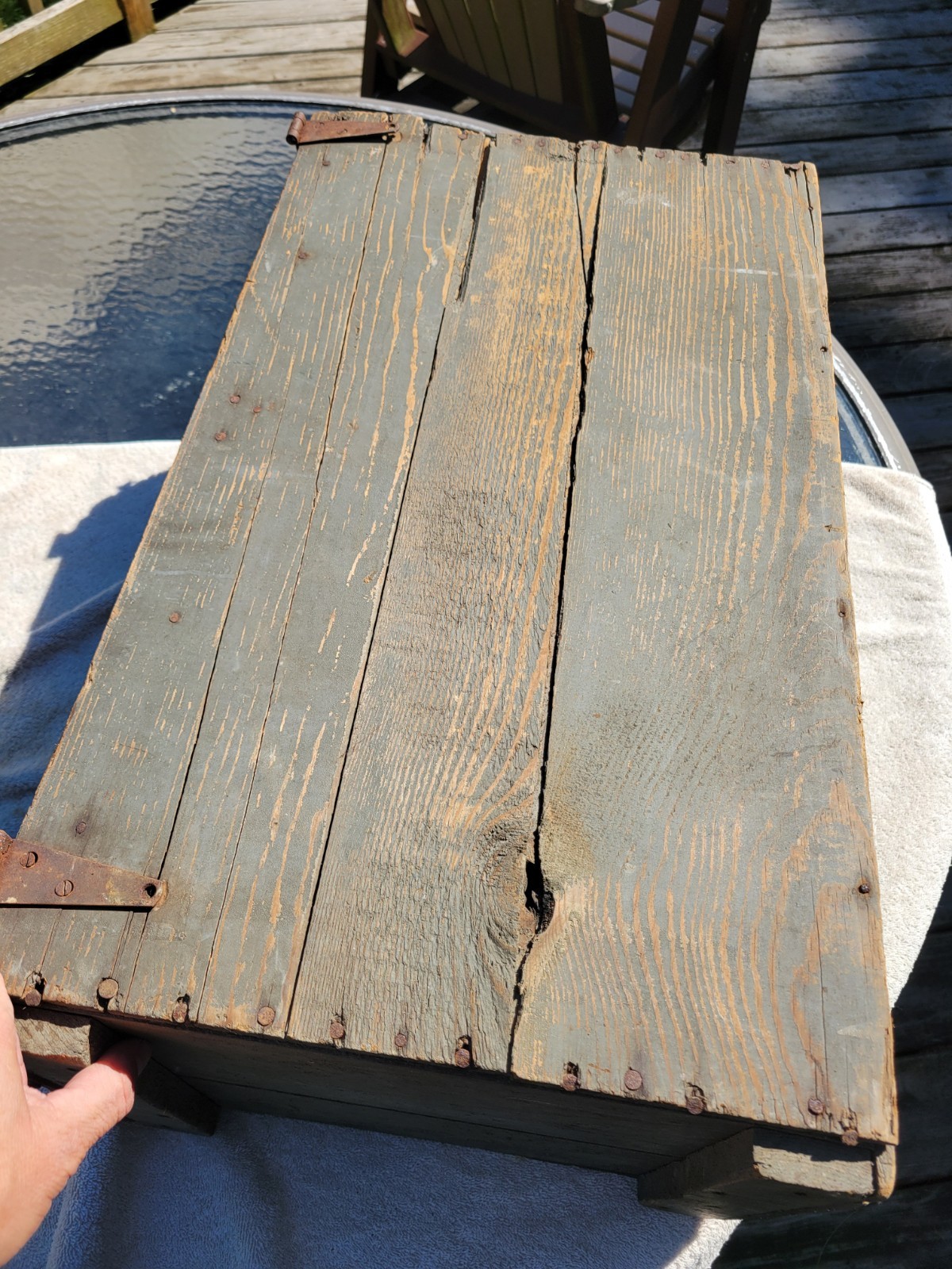 Vintage Ashland Ohio Dr Hess And Clark Poultry Pan-A-Min Wood Shipping Crate