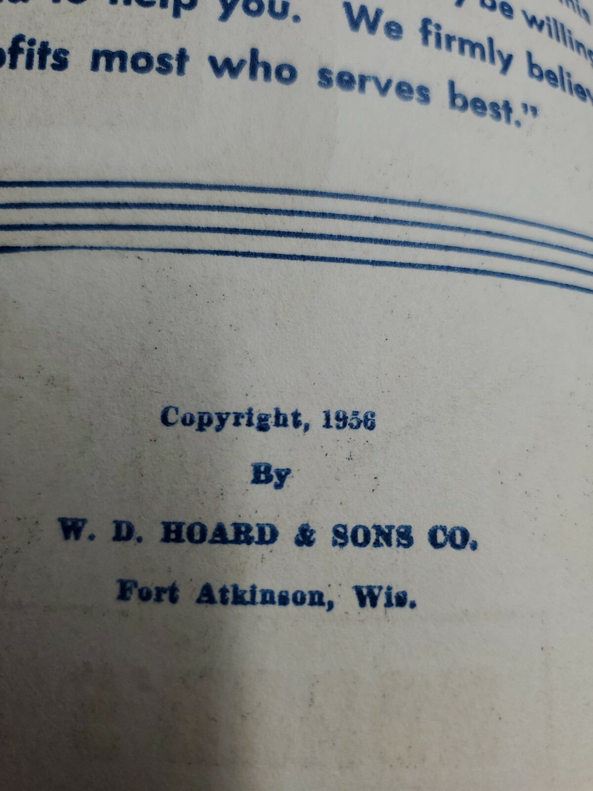 1956 How to Treat COMMON AILMENTS OF FARM ANIMALS / HOARD&rsquo;S DAIRYMAN Fort Atkins