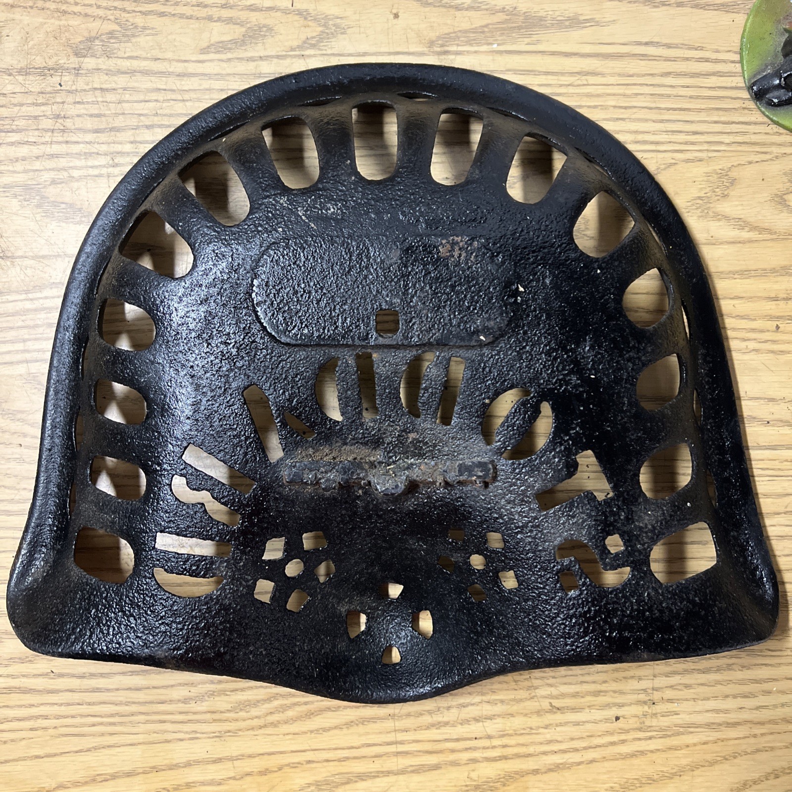 Vintage Stoddard Cast Iron Tractor Seat Antique Farm Tools Equipment