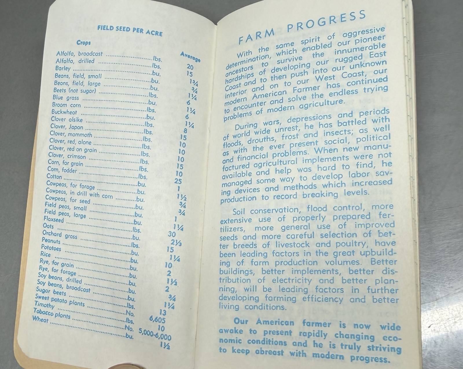 Vintage 1968 Advertising Farm Rancher Memo Book ~ Fort Collins Co ~ Livestock