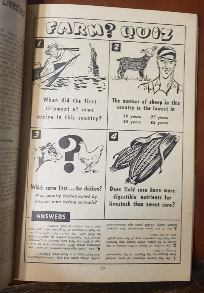 B.F. Goodrich Tires Farmer&rsquo;s Handbook and Almanac Idaho Falls Idaho 1952 Edition