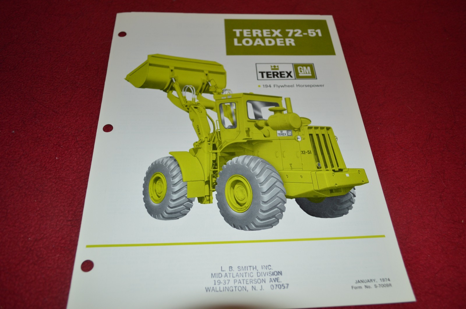 Terex 72-51 Loader Dealer&rsquo;s Brochure DCPA4 ver2