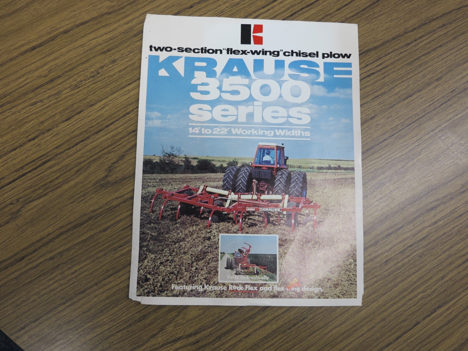 1979 Chisel Plow Brochures, Krause Plow Company, Hutchinson, Kansas.