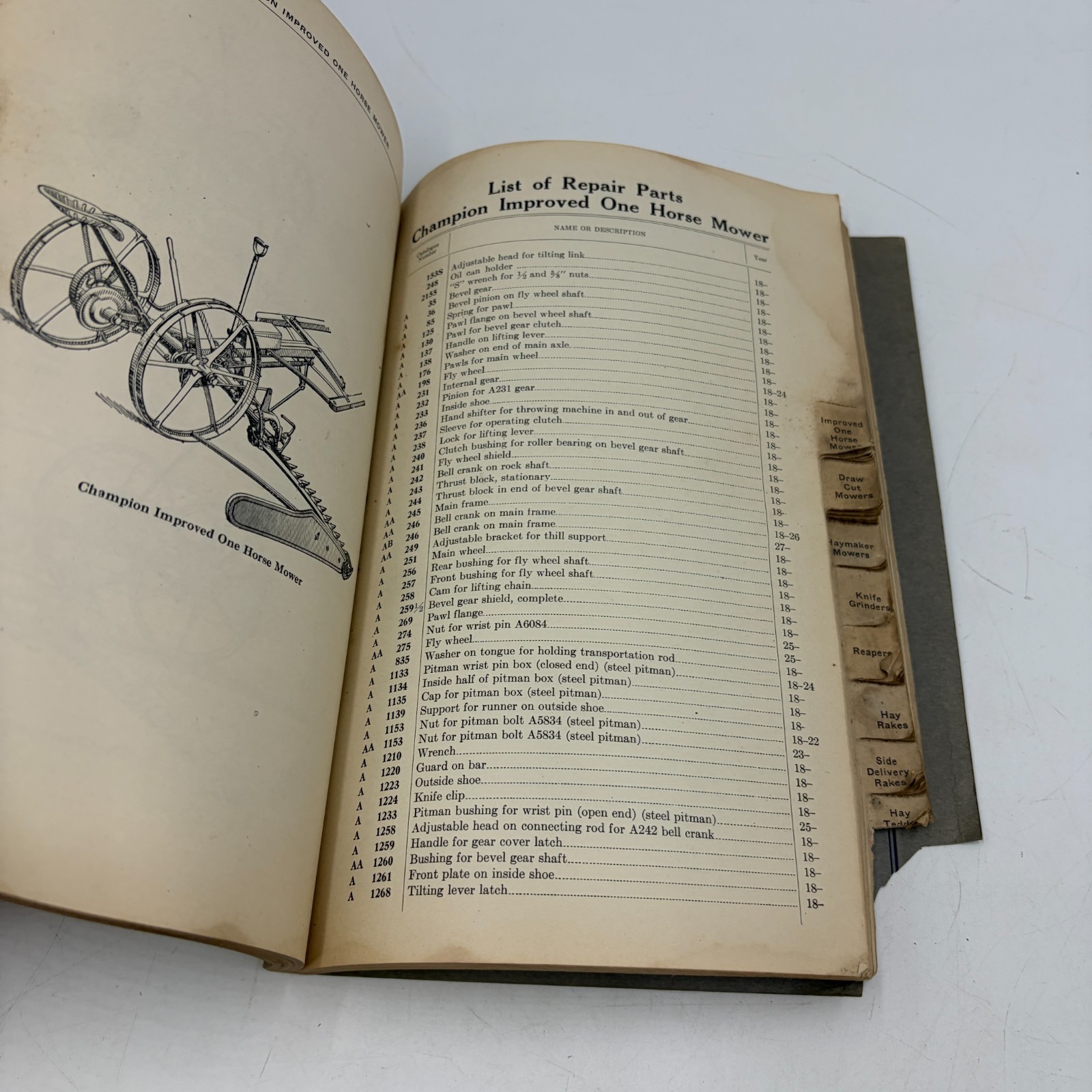c1928 B.F. Avery Champion Harvesting Machines Repair Parts Catalog No 28