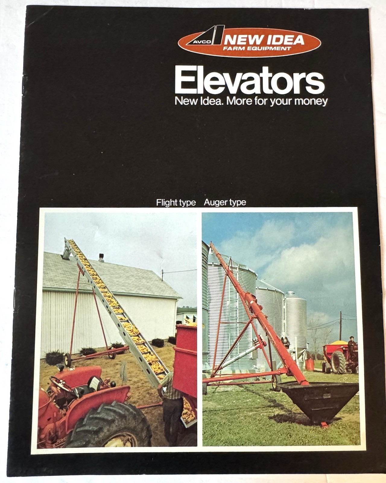Avco New Idea Farm Equipment Sales Brochure Flight & Auger Elevators
