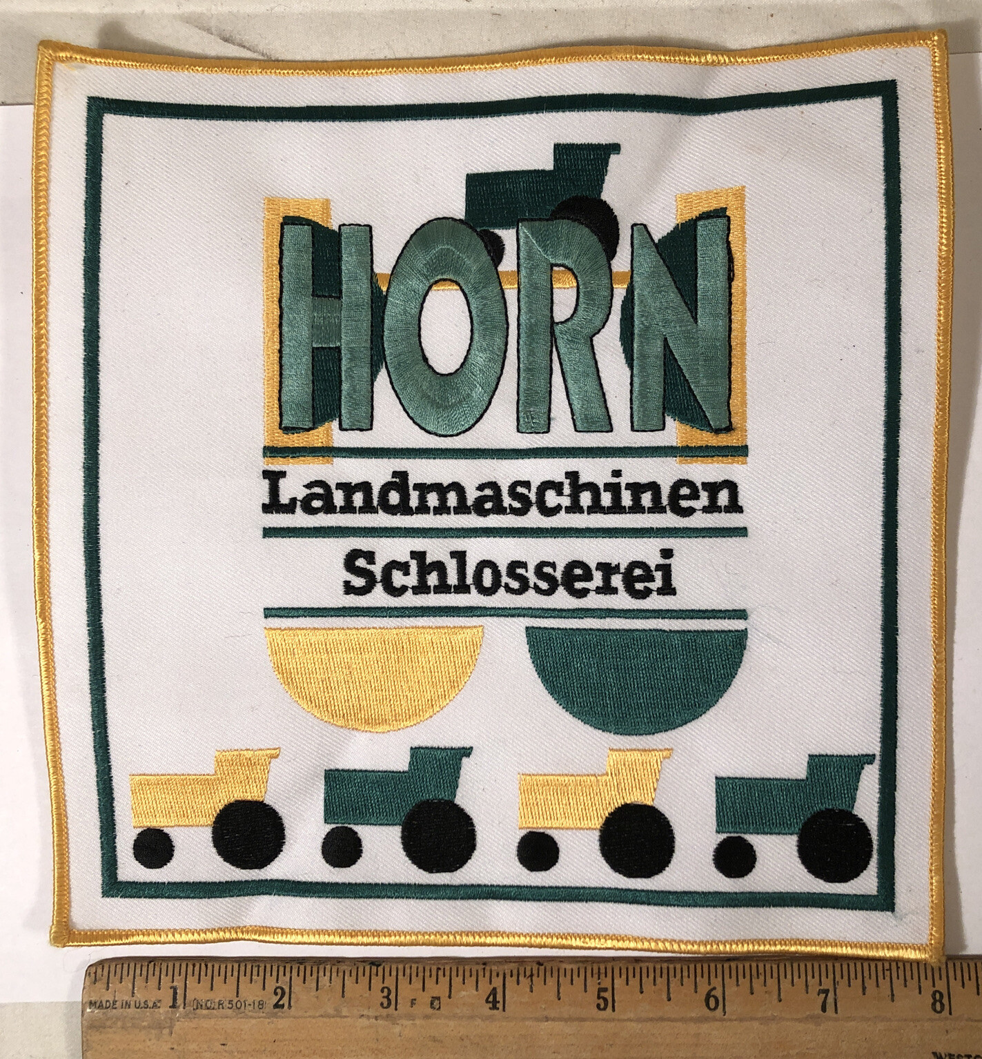 Vintage Horn Landmaschinen Schlosserei Farm Tractor Supply Patch Germany